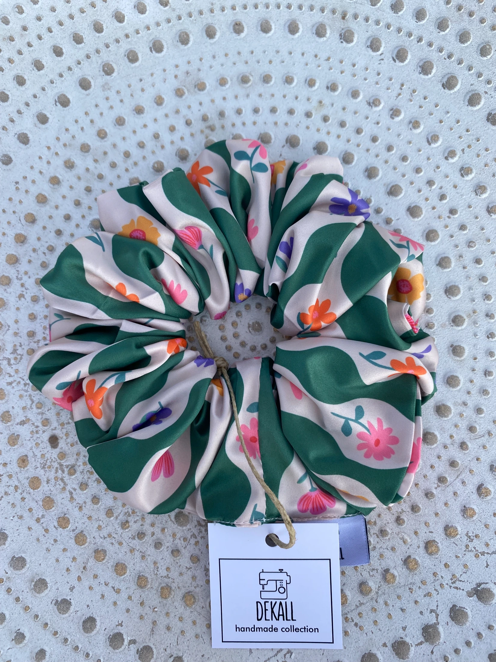 Scrunchie Green Garden