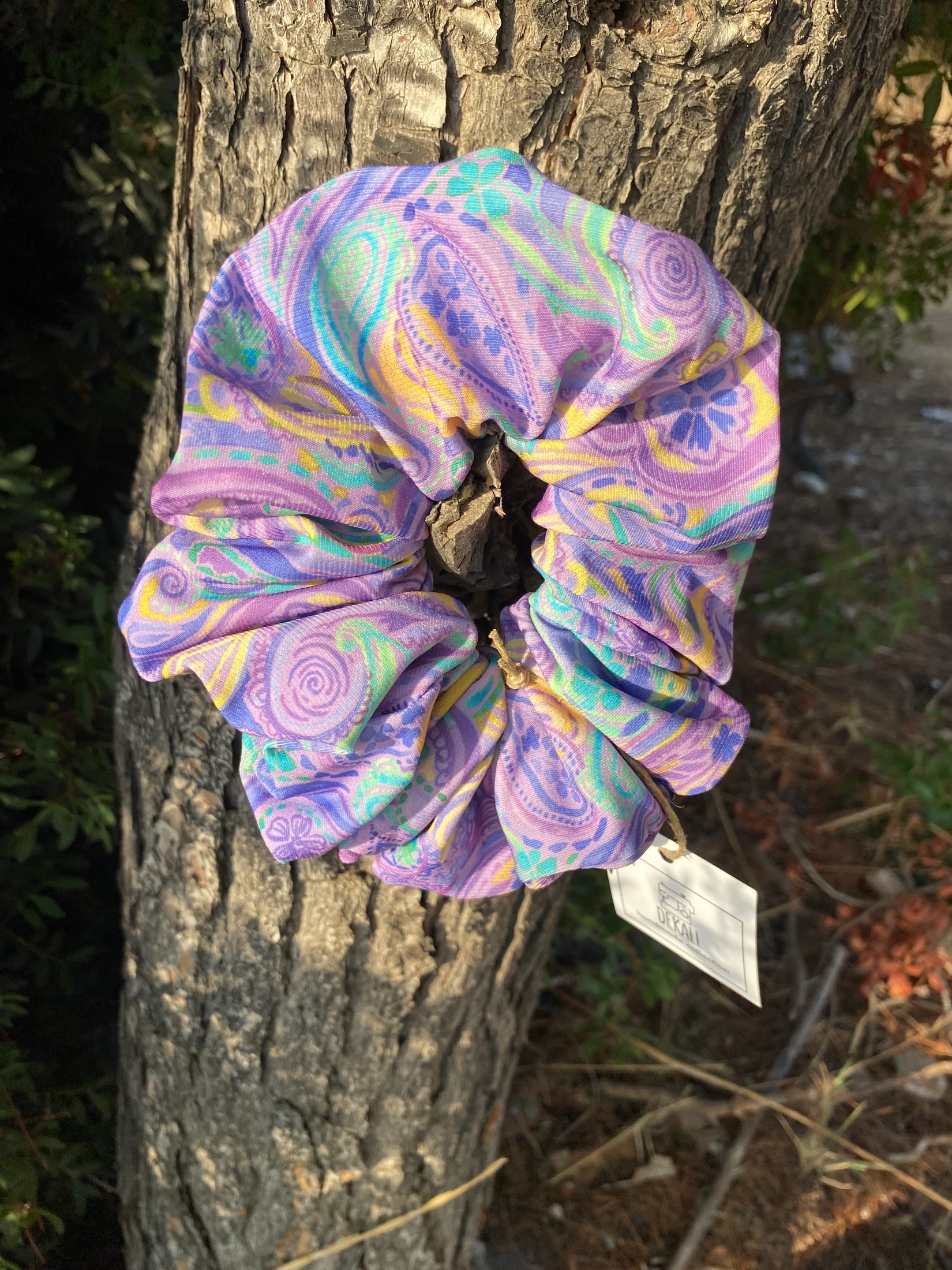Scrunchie Purple Aura