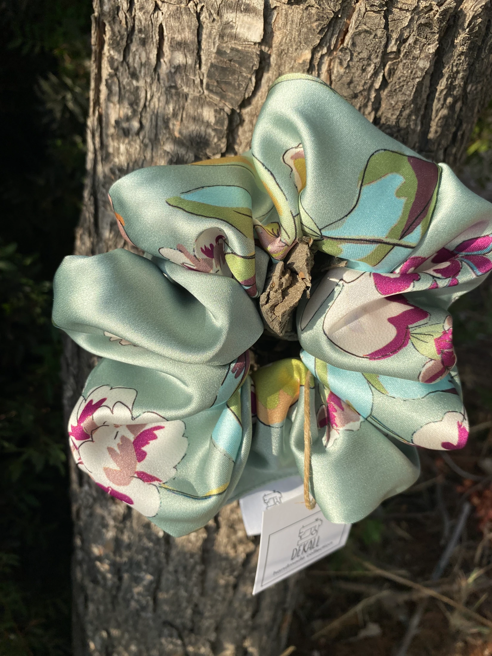 Scrunchie Mint Bloom 