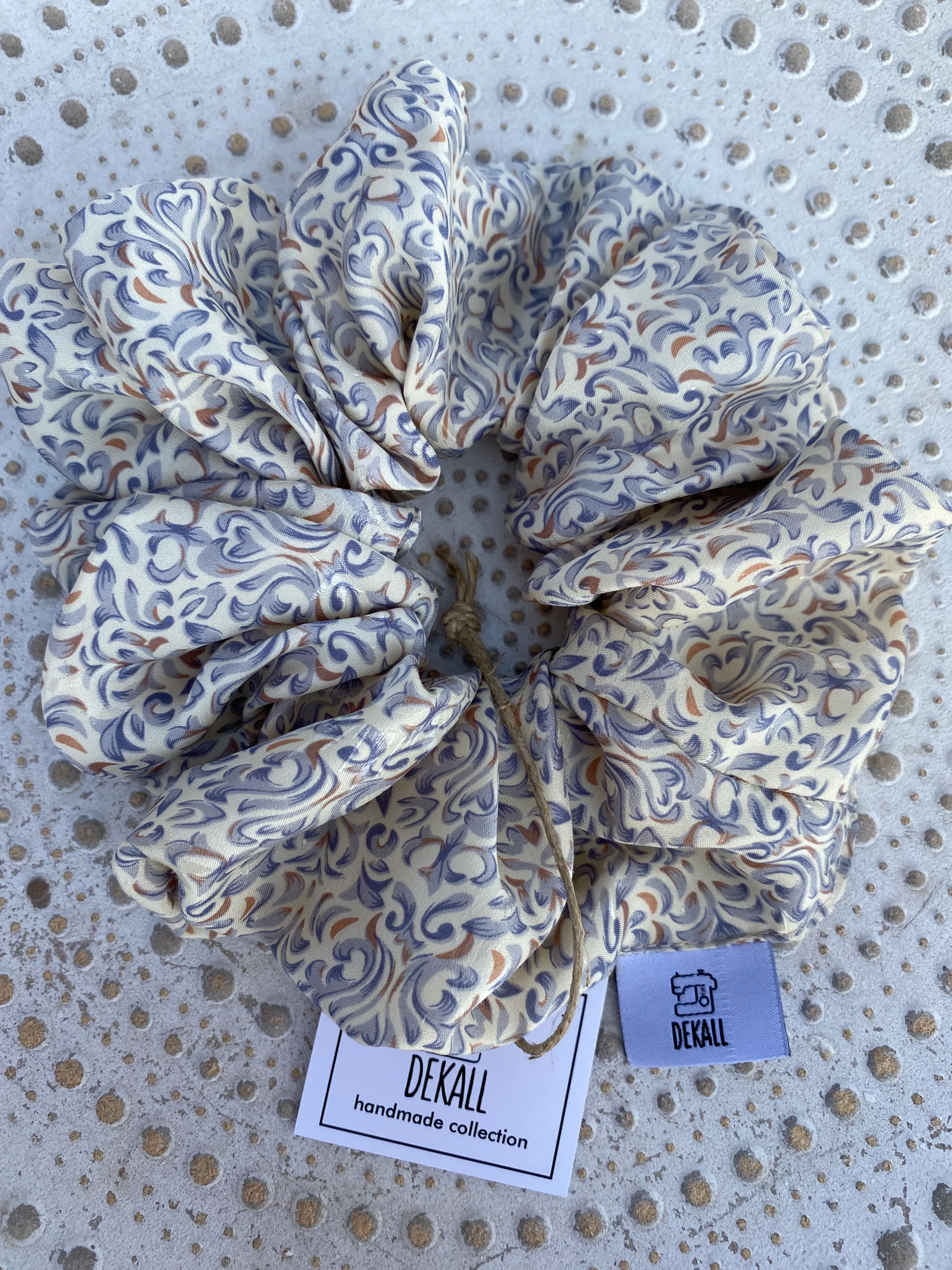 Scrunchie Blue Porcelain