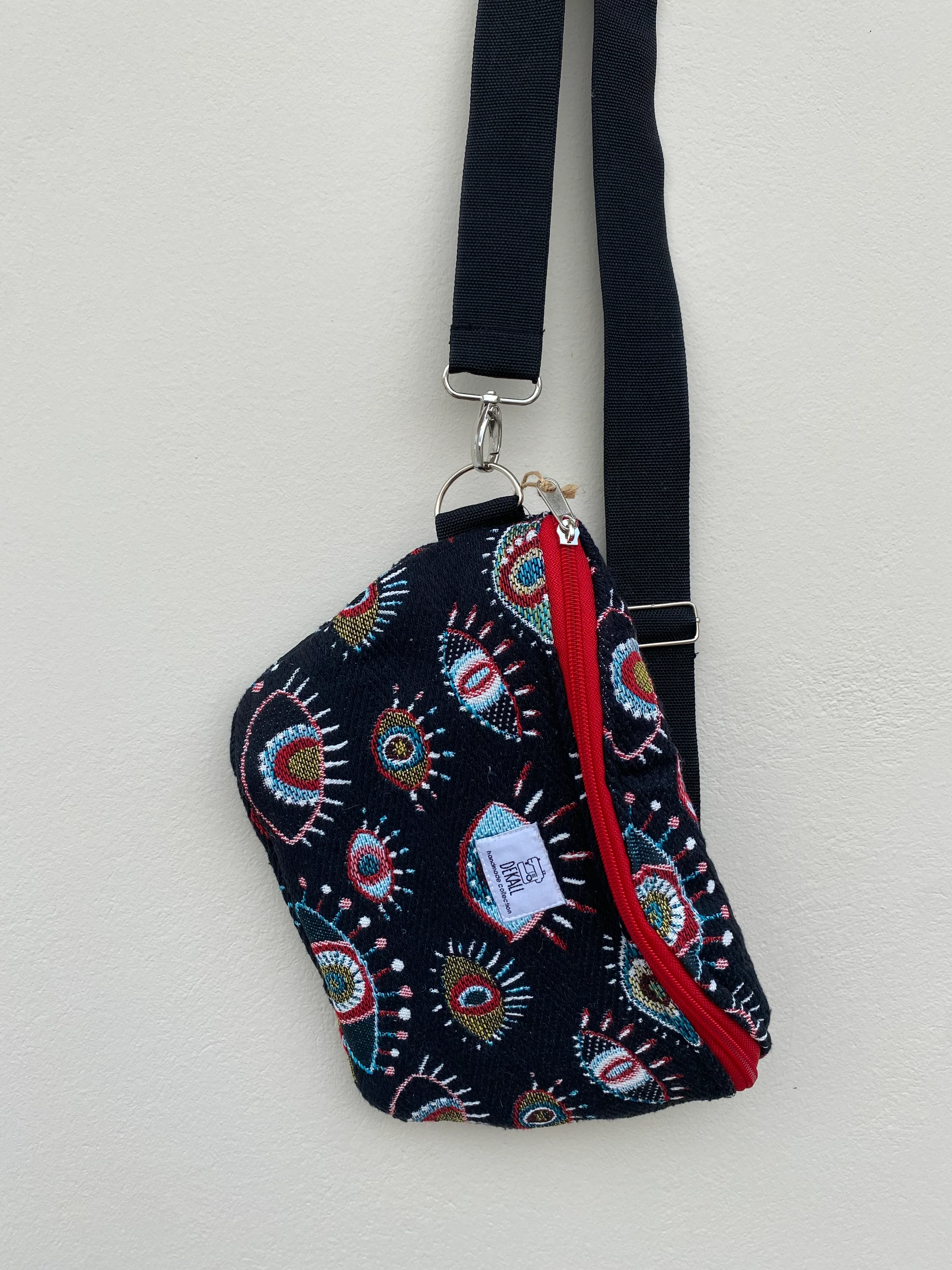 Belt Bag Black Eye Pattern - φωτογραφία 3