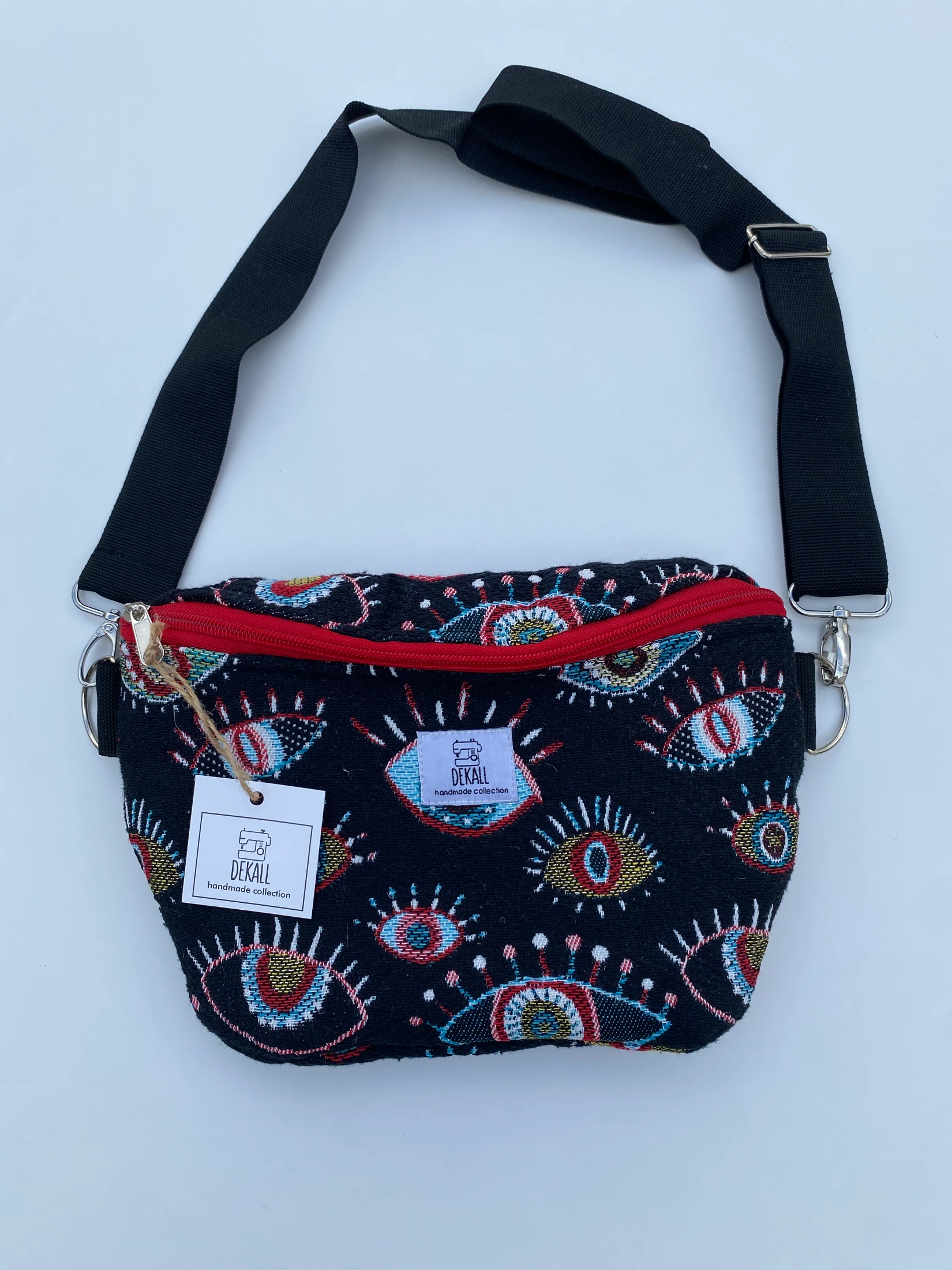 Belt Bag Black Eye Pattern
